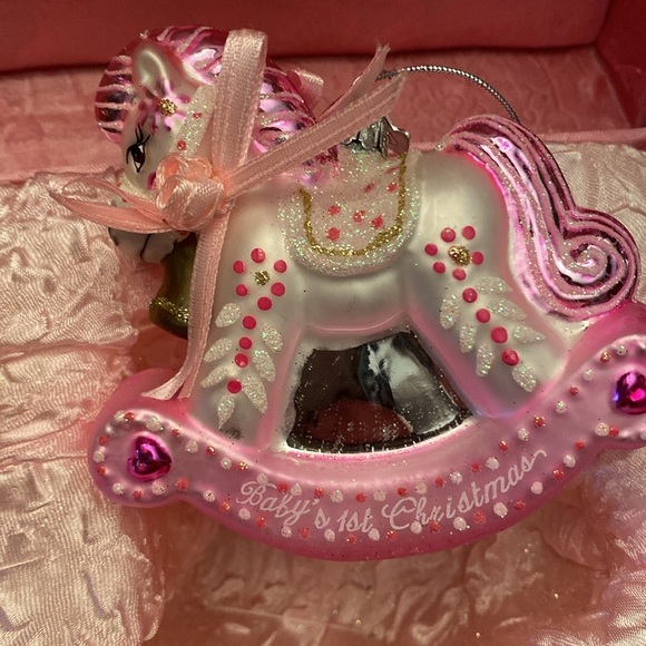 Kurt S. Adler Baby Girl First Christmas Ornament Set - Picture 10 of 16
